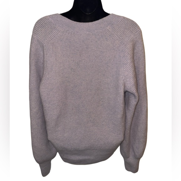 Lavender Madewell Square Neck Sweater - Picture 2 of 4